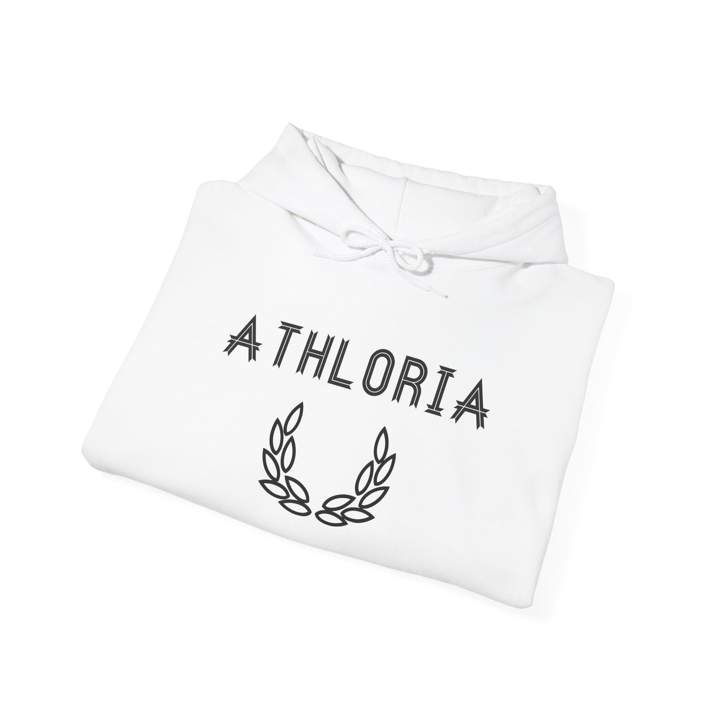 Sweat à capuche Blanc – ATHLORIA 🏆🔥