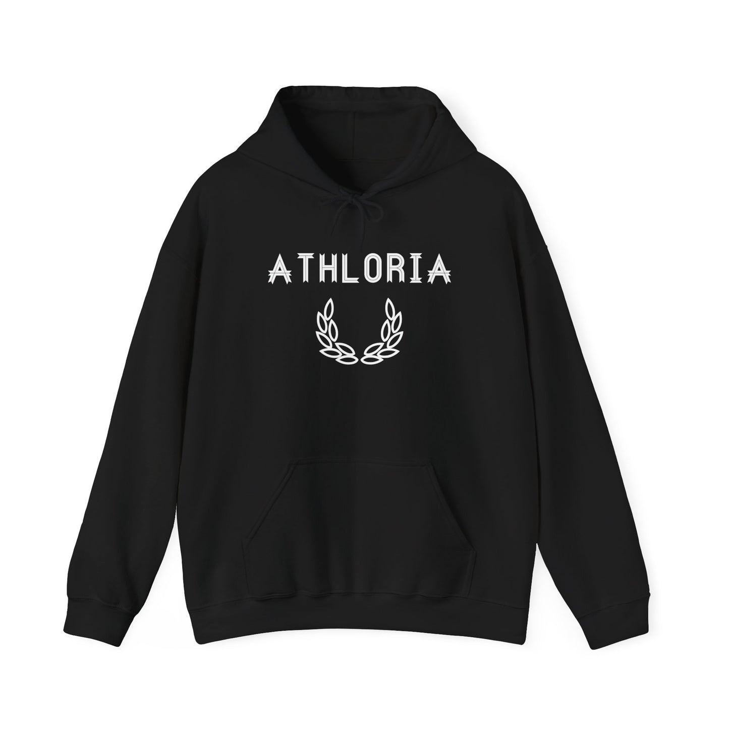 Sweat à capuche Noir – ATHLORIA 🏆🔥