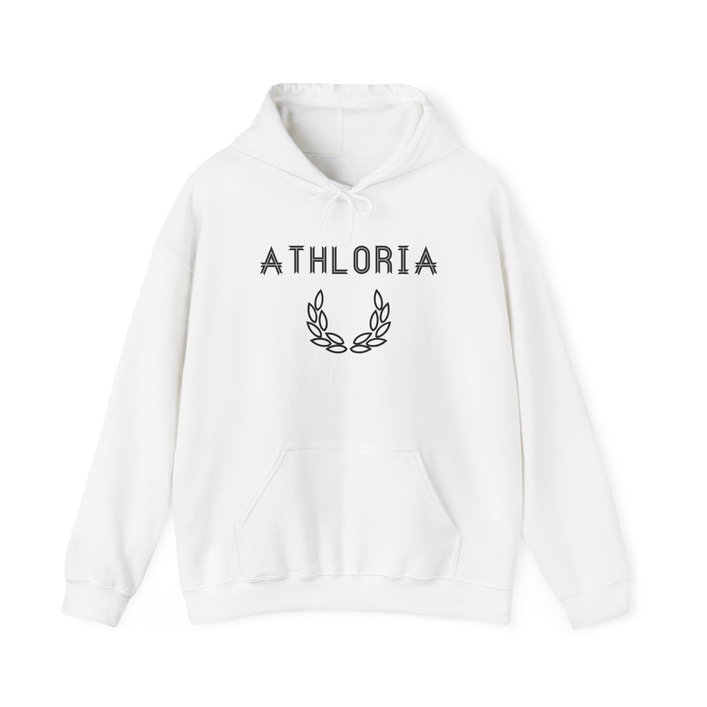 Sweat à capuche Blanc – ATHLORIA 🏆🔥